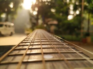 Photo guitar lines