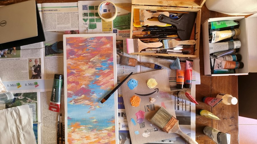 Photo artists work